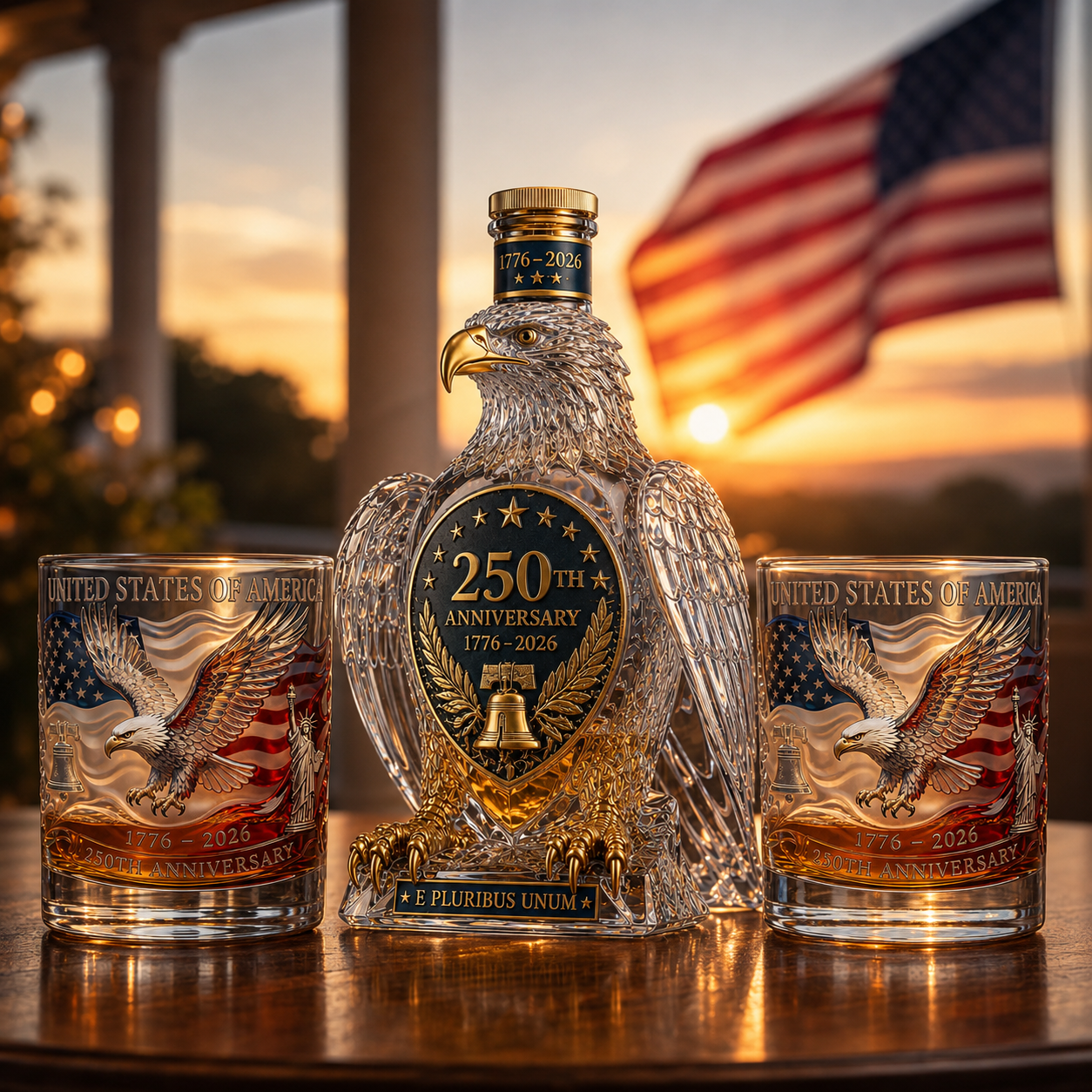 🦅🦅Hawk Whiskey Bottle -250th Anniversary Commemorative Bottle