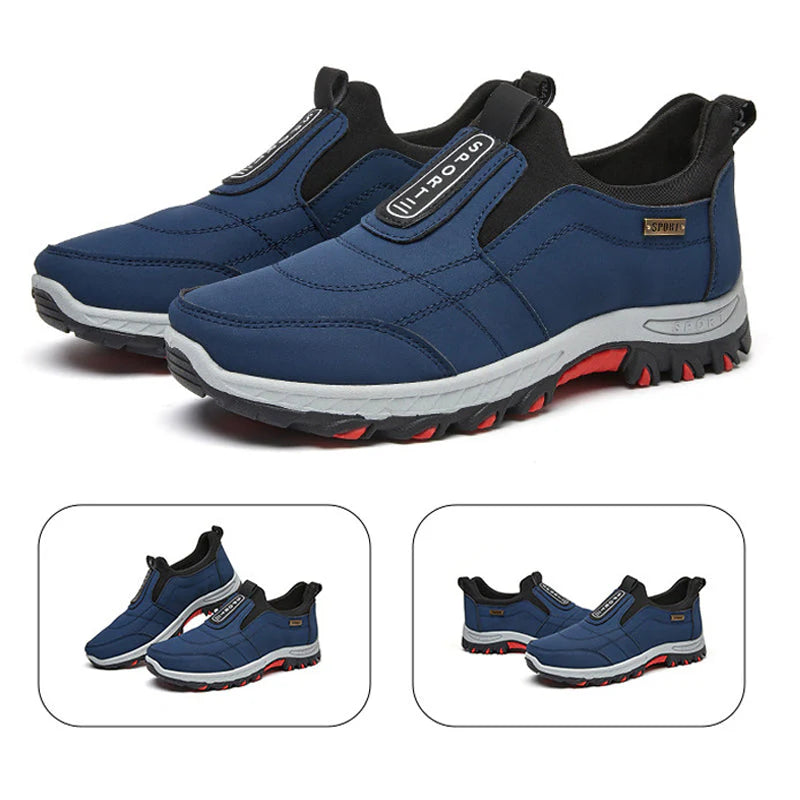 [🔥Authenticity Guaranteed] Men's Comfortable Waterproof Breathable Anti-Sprain Orthopedic Hiking Shoes