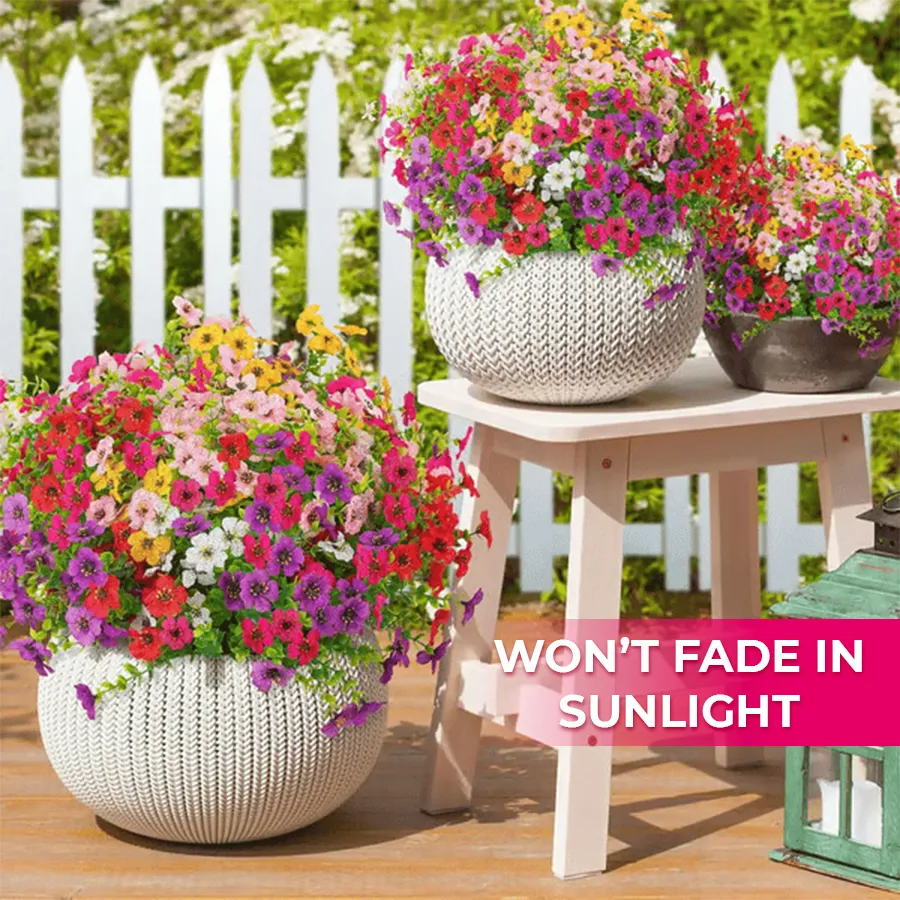 Upgraded High-grade Material 🌱 Rainproof Lifelike Artificial Flowers With UV-Shield Coating